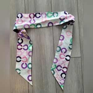 Coach silk scarf